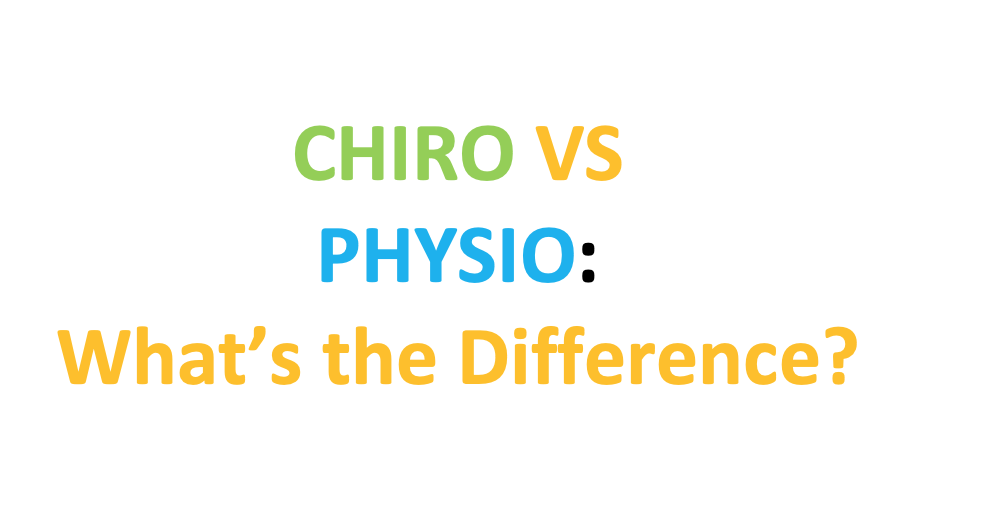 Physiotherapy vs Chiropractic